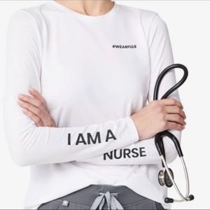 FIGS I am a nurse long sleeve shirt